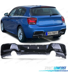 DIFUSOR BMW F20 F21 M 10-15 PRETO BRILHANTE LOOK M PERFORMANCE