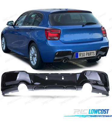 DIFUSOR BMW F20 F21 M 10-15 PRETO BRILHANTE LOOK M PERFORMANCE
