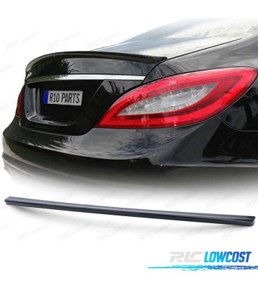 AILERON SPOILER TRASEIRO MERCEDES CLS C218 11-18 LOOK AMG PRETO BRILHANTE