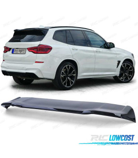 AILERON SPOILER TRASEIRO BMW X3 G01 17- LOOK M PRETO BRILHANTE​​​​​​​