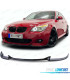 SPOILER LIP BMW E60 E61 07-10 LOOK M5 PRETO BRILHANTE