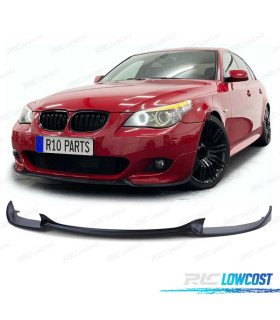 SPOILER LIP BMW E60 E61 03-10 LOOK PACK M HAMANN PRETO MATE