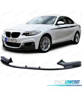 SPOILER LIP BMW F22 F23 12- LOOK M PERFORMANCE PRETO BRILHANTE