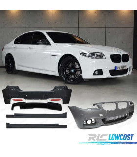 KIT CARROÇARIA BMW F10 13-17 COM PDC + LAVA-FARÓIS LOOK M