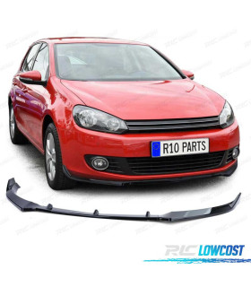 SPOILER LIP VOLKSWAGEN VW GOLF 6 08-12 PRETO BRILHANTE