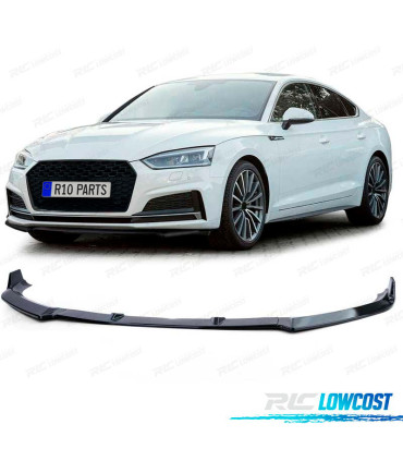SPOILER LIP AUDI A5 F5 16-19 LOOK S LINE PRETO BRILHANTE