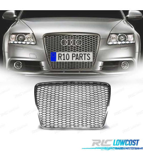 GRELHA FRONTAL AUDI A6 4F 08-11 LOOK RS6 CROMADA