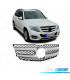 GRELHA FRONTAL MERCEDES GLK X204 12-15 LOOK AMG PRETO PRATA