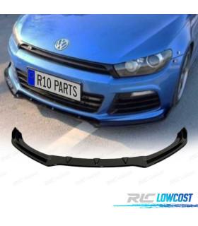 SPOILER LIP FRONTAL VW SCIROCCO R20 08-13 PRETO BRILHANTE