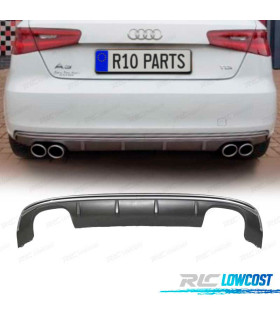 DIFUSOR TRASEIRO AUDI A3 8V SPORTBACK 13- LOOK S3