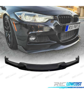 SPOILER LIP BMW F30 F31 LOOK M PRETO BRILHANTE