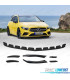 SPOILER LIP FRONTAL + SPLITTERS MERCEDES CLASE A W177 18- LOOK AMG PRETO BRILHANTE