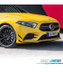 SPOILER LIP FRONTAL + SPLITTERS MERCEDES CLASE A W177 18- LOOK AMG PRETO BRILHANTE