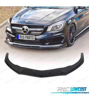 SPOILER LIP FRONTAL MERCEDES CLA W117 45 AMG 13-17 PRETO