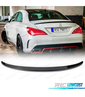 LIP AILERON DE MALA MERCEDES CLA C117 12- LOOK AMG PRETO BRILHO