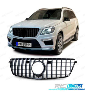 GRELHA FRONTAL MERCEDES GL X166 12-15 LOOK GT PRETO BRILHO