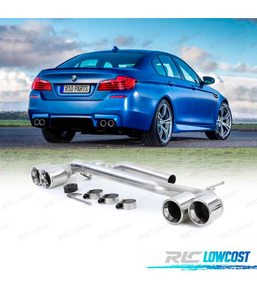 KIT PONTEIRAS DE ESCAPE DUPLA BMW F10 F11 F12 F13 10-18 LOOK M PERFORMANCE DUPLA