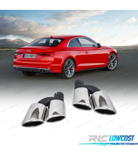 PONTEIRAS DE ESCAPE DUPLAS AUDI LOOK S