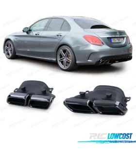 PONTEIRAS DE ESCAPE MERCEDES CLASE C W205 14-18 LOOK C63 AMG