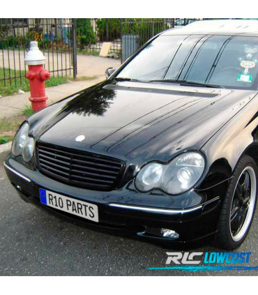 FARÓIS COM PROJETOR PARA MERCEDES CLASSE C W203 00-04 PRETO