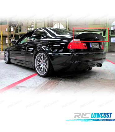 AILERON SPOILER TRASEIRO MALA LOOK CSL BMW E46 COUPE
