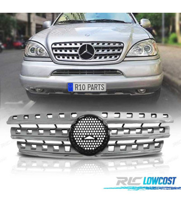 GRELHA FRONTAL MERCEDES ML W163 98-05 CROMADA