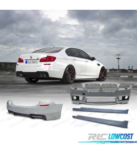 KIT CARROÇARIA BMW F10 13-17 COM PDC + LAVA-FARÓIS LOOK M5