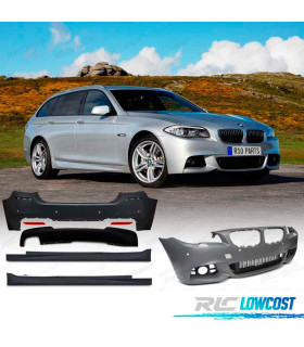 KIT CARROÇARIA BMW F11 TOURING 13-17 COM PDC + LAVA-FARÓIS LOOK M