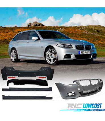 KIT CARROÇARIA BMW F11 TOURING 13-17 COM PDC + LAVA-FARÓIS LOOK M