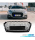 GRELHA AUDI A5 19- LOOK RS5 QUATTRO PRETO BRILHANTE
