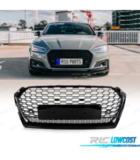 GRELHA AUDI A5 19- LOOK RS5 QUATTRO PRETO BRILHANTE