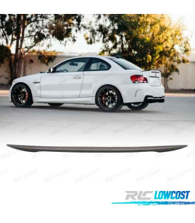 AILERON SPOILER LIP BMW SERIE 1 E82 06-13 LOOK M PERFORMANCE PRETO MATE