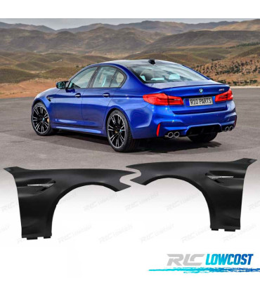 KIT 2 GUARDA-LAMAS BMW G30 G31 17- LOOK M5 CROMO