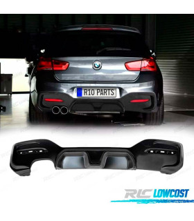 DIFUSOR BMW F20 LCI 15- LOOK CS PRETO MATE