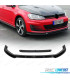 SPOILER LIP VOLKSWAGEN VW GOLF 7 GTI 13-17 PRETO
