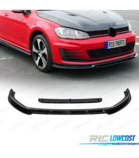 SPOILER LIP VOLKSWAGEN VW GOLF 7 GTI 13-17 PRETO
