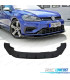 SPOILER LIP VOLKSWAGEN VW GOLF 7.5 R20 17-20 PRETO BRILLANTE