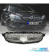 GRELHA DIANTEIRA PARA MERCEDES W205 AMG 14-18 LOOK DIAMOND SILVER
