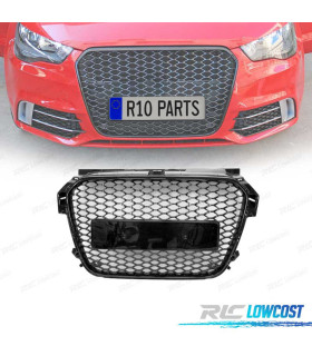 GRELHA DIANTEIRA AUDI A1 LOOK RS1 12-15 PRETO