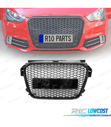 GRELHA DIANTEIRA AUDI A1 LOOK RS1 12-15 PRETO