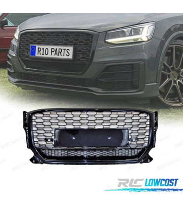GRELHA FRONTAL AUDI Q2 18-21 LOOK RSQ2 PRETO