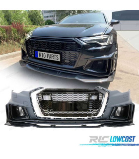 PARA-CHOQUES FRONTAL AUDI A6 18- LOOK RS CARBONO