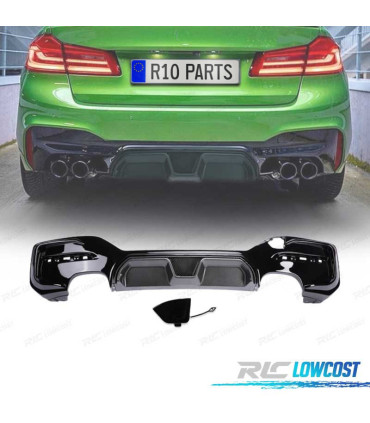 DIFUSOR BMW F20 LCI 15-19 LOOK M COMPETITION PRETO CARBONO