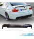 DIFUSOR TRASEIRO BMW E90 E91 335I LOOK M TECH 2 SAÍDAS CARBONO 05-12