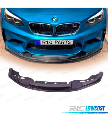 SPOILER LIP FRONTAL BMW F87 14- LOOK M2 CARBONO