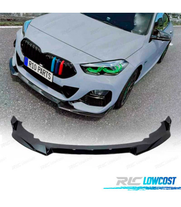SPOILER LIP FRONTAL BMW F44 LOOK M PERFORMANCE PRETO BRILHANTE