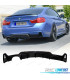 DIFUSOR TRASEIRO BMW F32 F33 F36 LOOK M PERFORMANCE CARBONO SAIDA DUPLA ESQUERDA