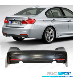 PARA-CHOQUES TRASEIRO BMW F30 LOOK M DUPLA SAÍDA