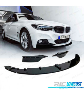 SPOILER LIP FRONTAL BMW F34 13-19 LOOK M PRETO BRILHO