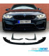 SPOILER LIP BMW F80 F82 F83 11-18 + SPLITTERS PRETO MATE